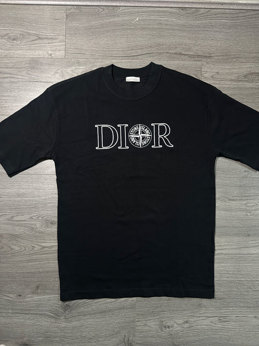 Black Dior / Stone island collab T-Shirt