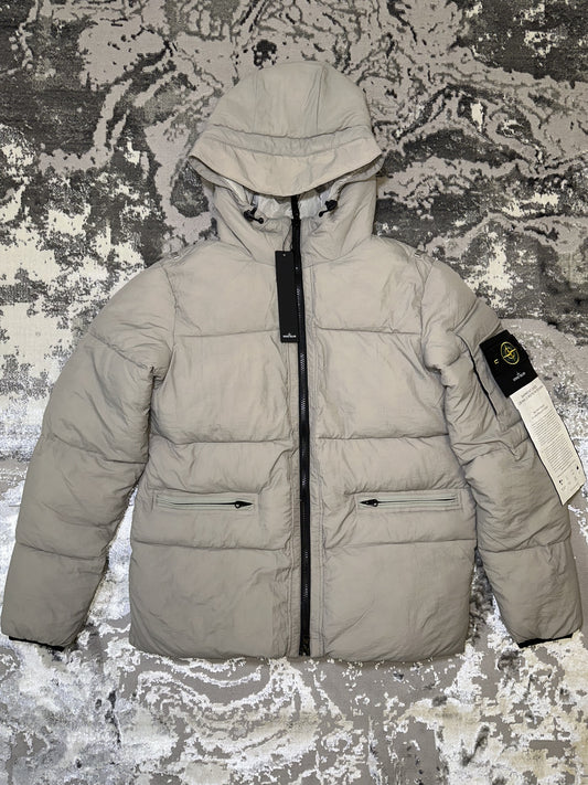 Beige Designer Puffer Jacket